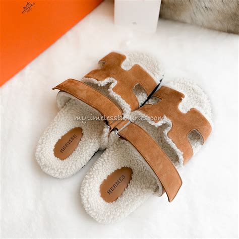hermes teddy sandals